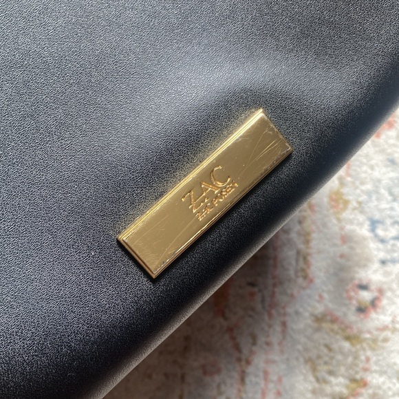 Zac Posen Small 2 Style Black Purse Crossbody - Picture 4 of 11